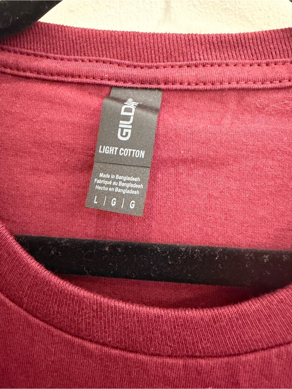 July 4 SALE - Gildan Maroon Patriotic Crew Neck Graphic T‑Shirt - Picture 4 of 4